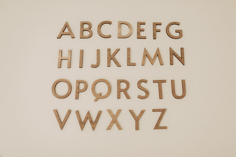 Wooden Alphabet Set