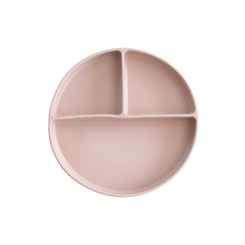 Silicone Divided Plate | Light Mauve